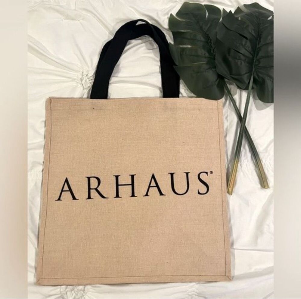 Arhaus Jute Tote Bag